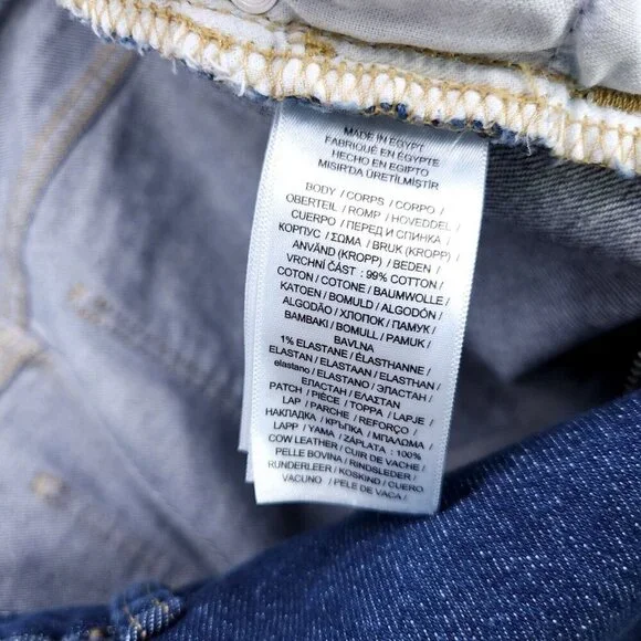 Lauren Ralph Lauren Capris Jeans Women's Pants 20W Ombre Blue Wide Leg Raw Hem - Picture 11 of 15